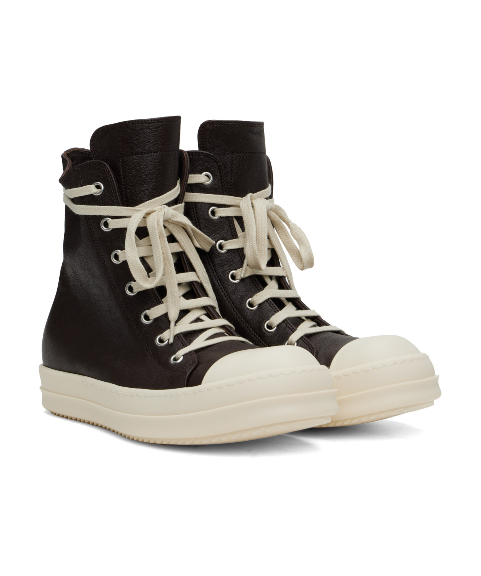 Rick Owens Black Hollywood Mega Bumper Sneakers In Black