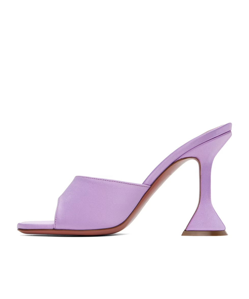 AMINA MUADDI LUPITA SQUARE-TOED HEELS SANDALS 