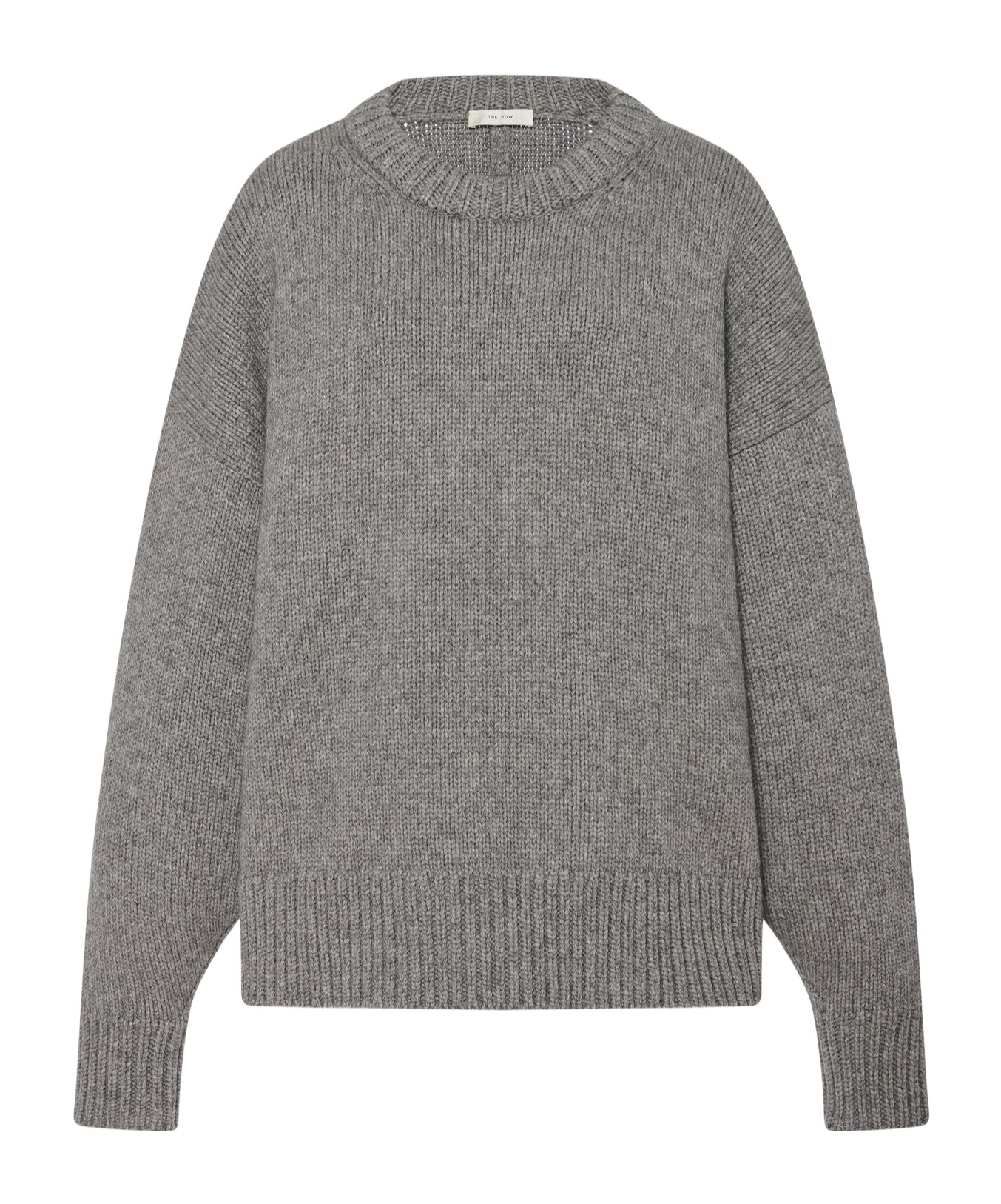 The Row Drop-shoulder Crewneck Jumper In Gray