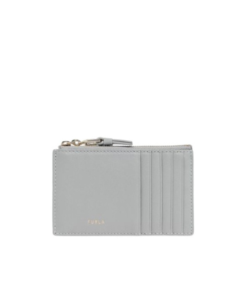 Furla Camelia Card Holder In Gray