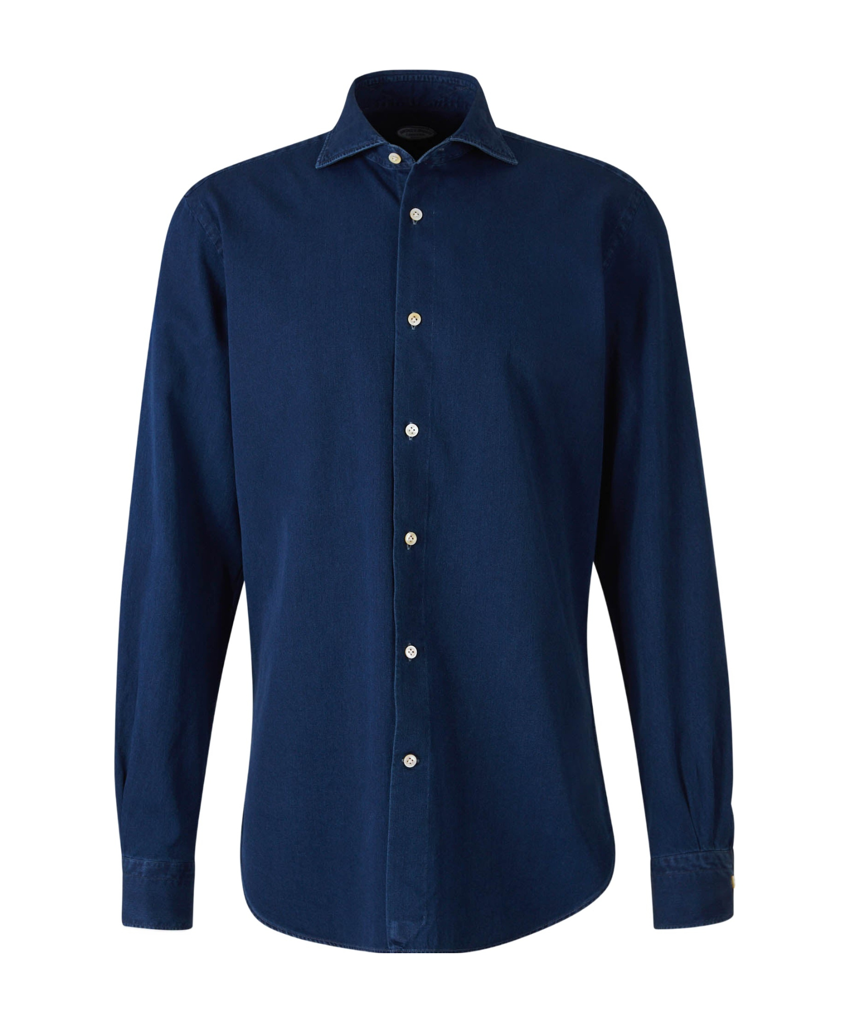 Vincenzo Di Ruggiero Denim Effect Shirt In Blue