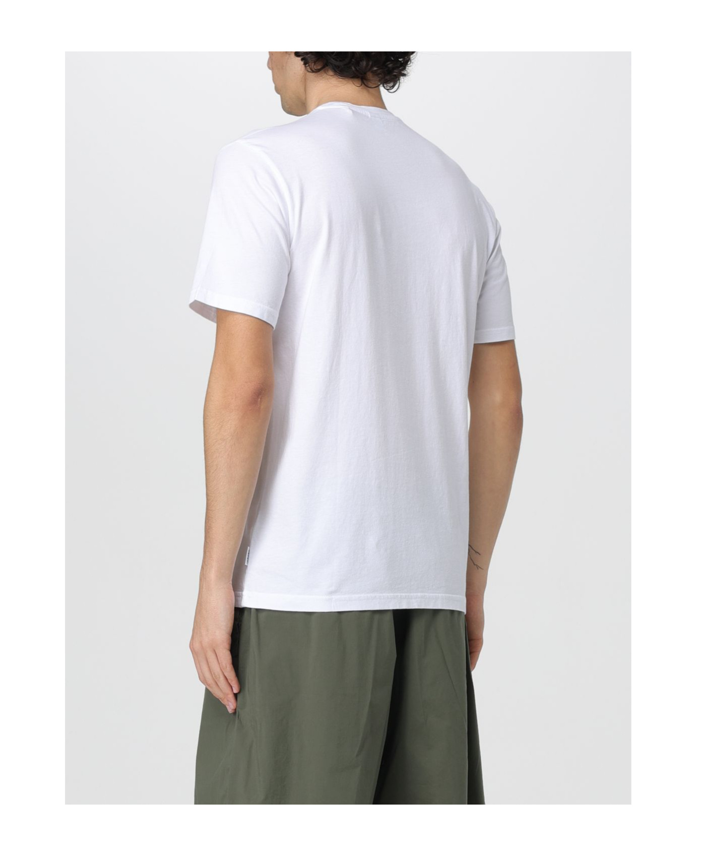 Aspesi Round-necked T-shirt In White