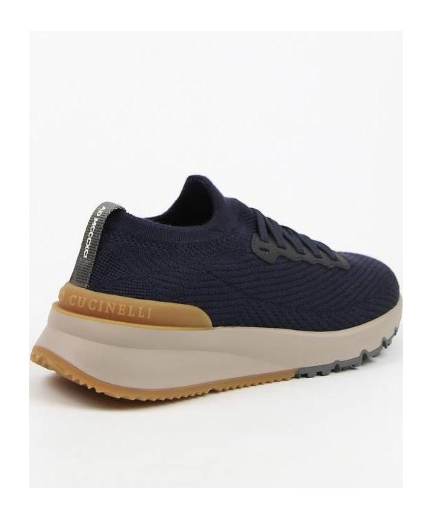 Brunello Cucinelli Sneakers With Mesh Panels In Black