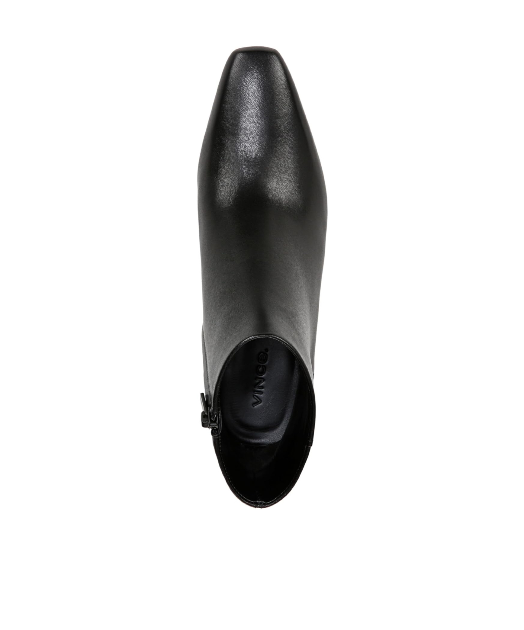 Shop Vince Zippered Short Boots In Black