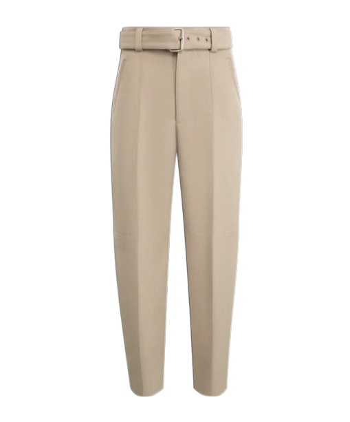 Bottega Veneta Belt Loop Casual Pants In Brown
