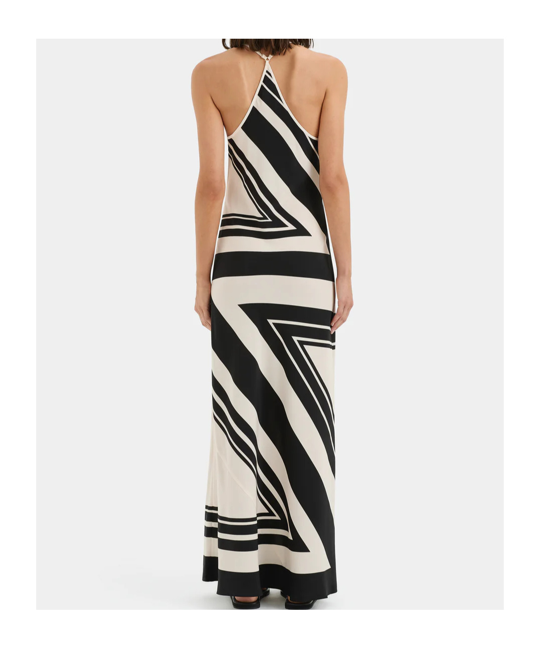Sir Pietra V-neck Dress In Black