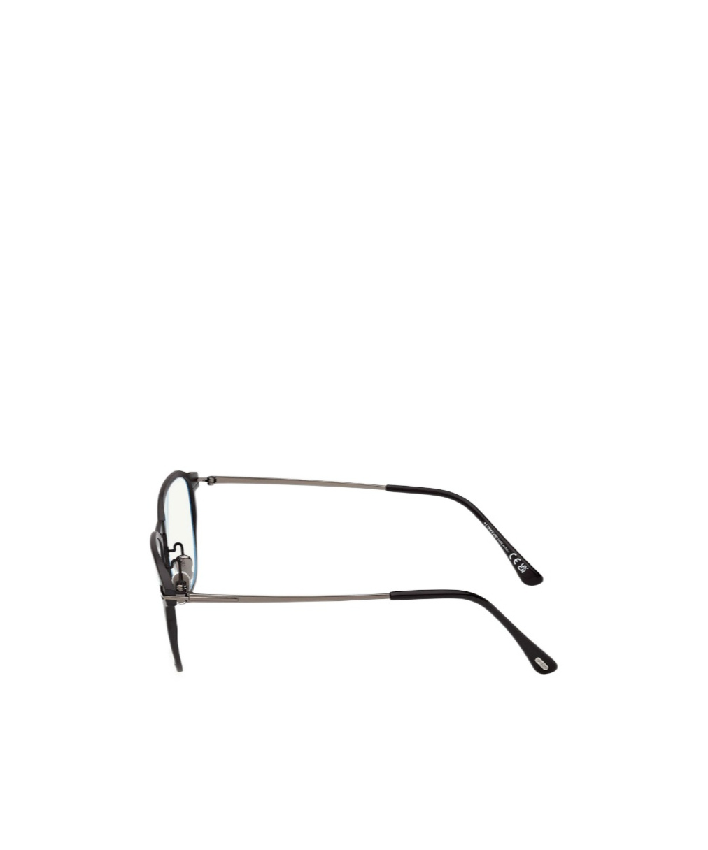 Tom Ford Round-frame Glasses In Black