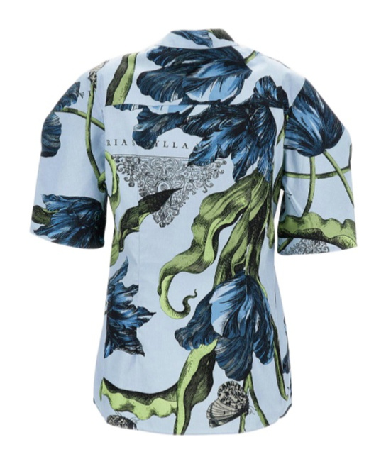 Erdem Short-sleeved Shirt In Multi