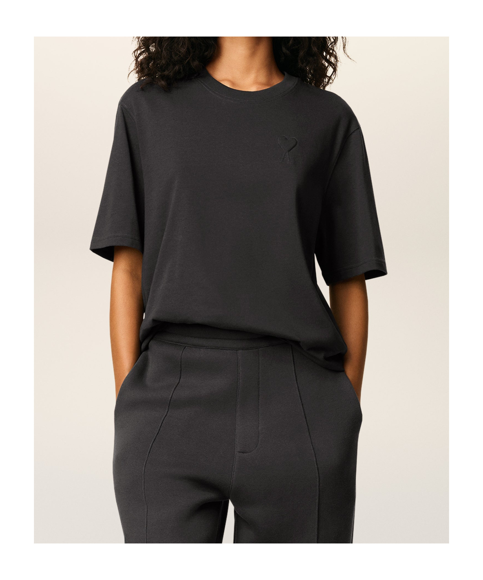 Ami Alexandre Mattiussi Short-sleeved T-shirt In Gray