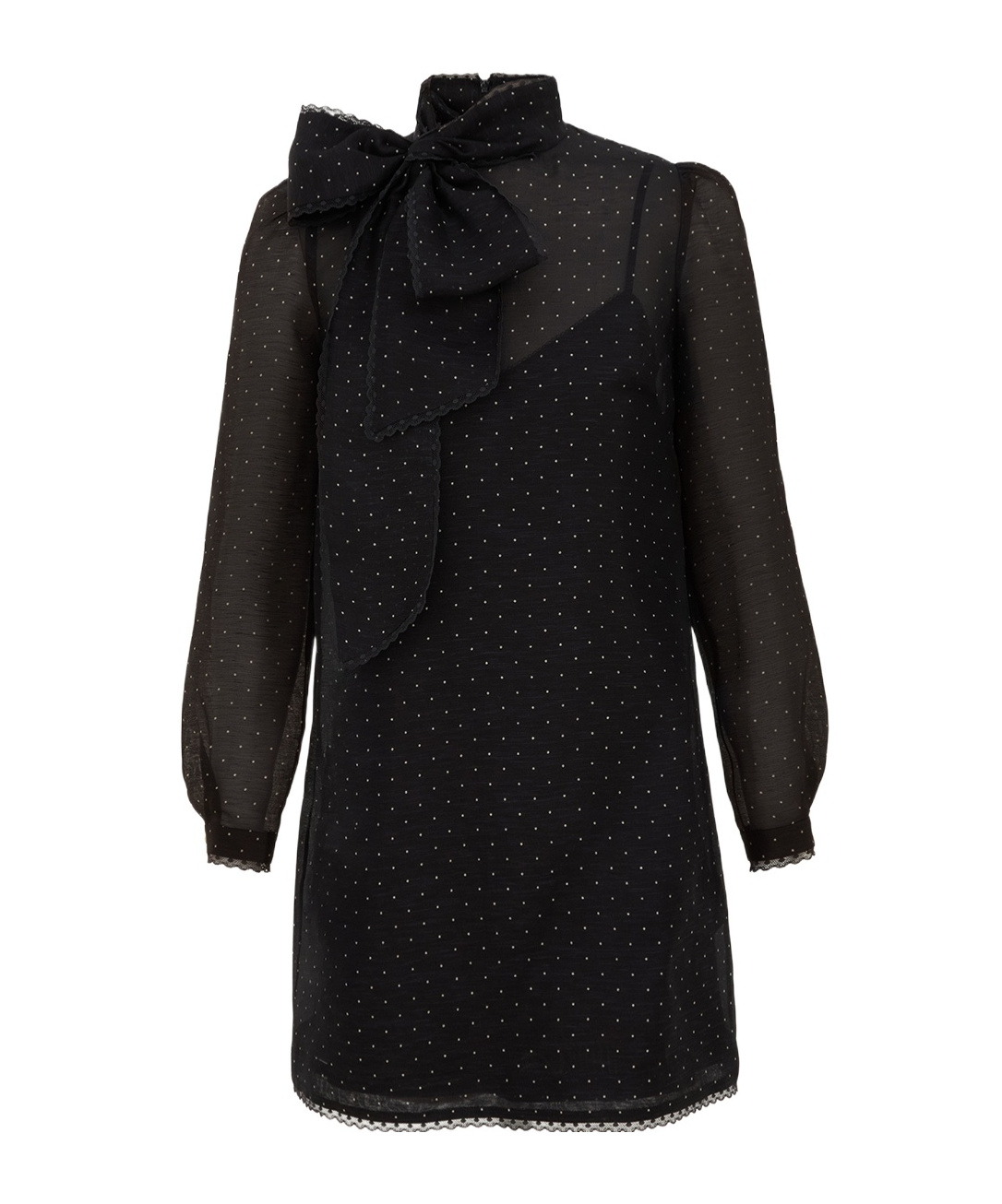 Zimmermann Dream Mini Dress In Black