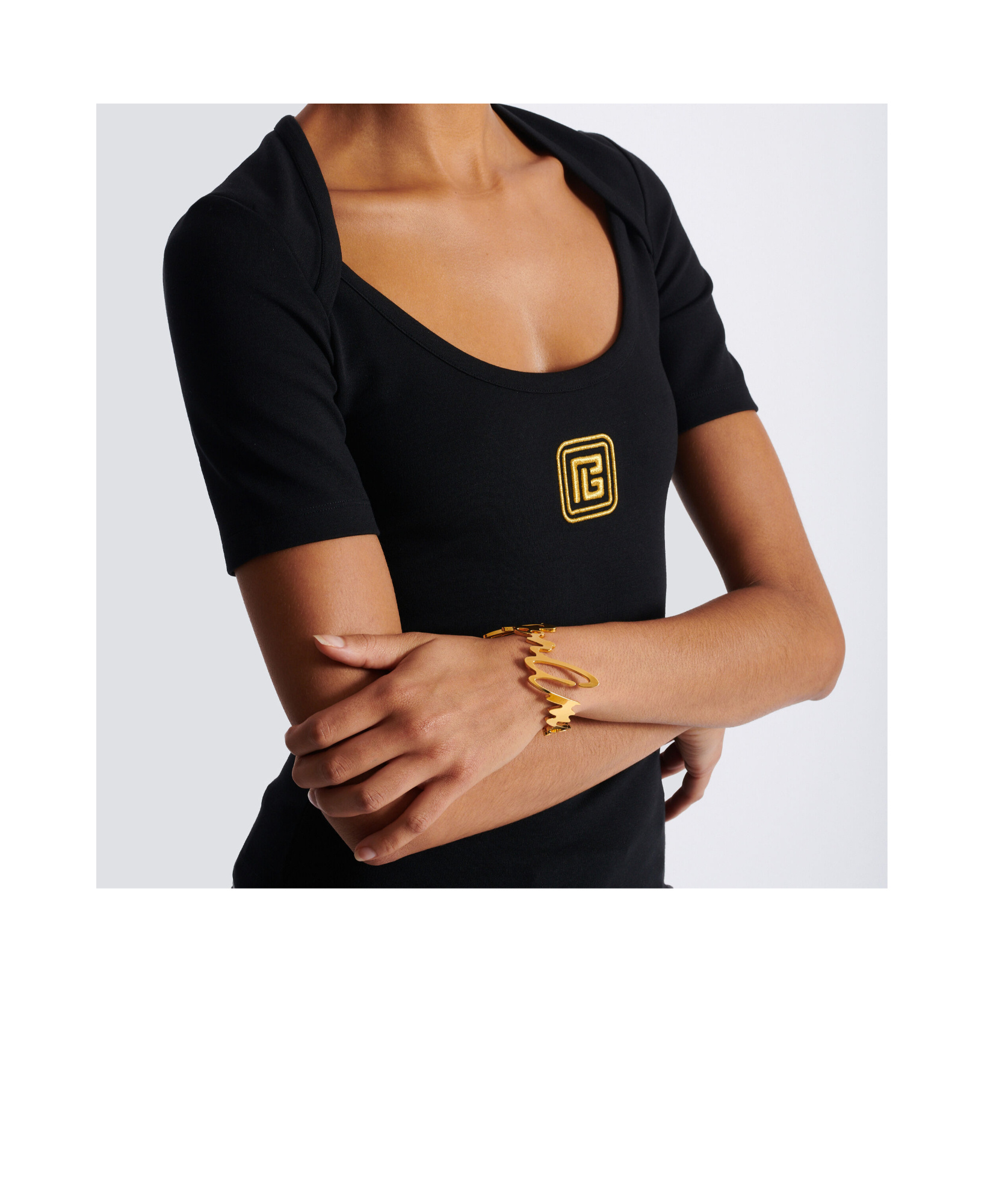 Balmain Mon Amour Bracelet In Golden