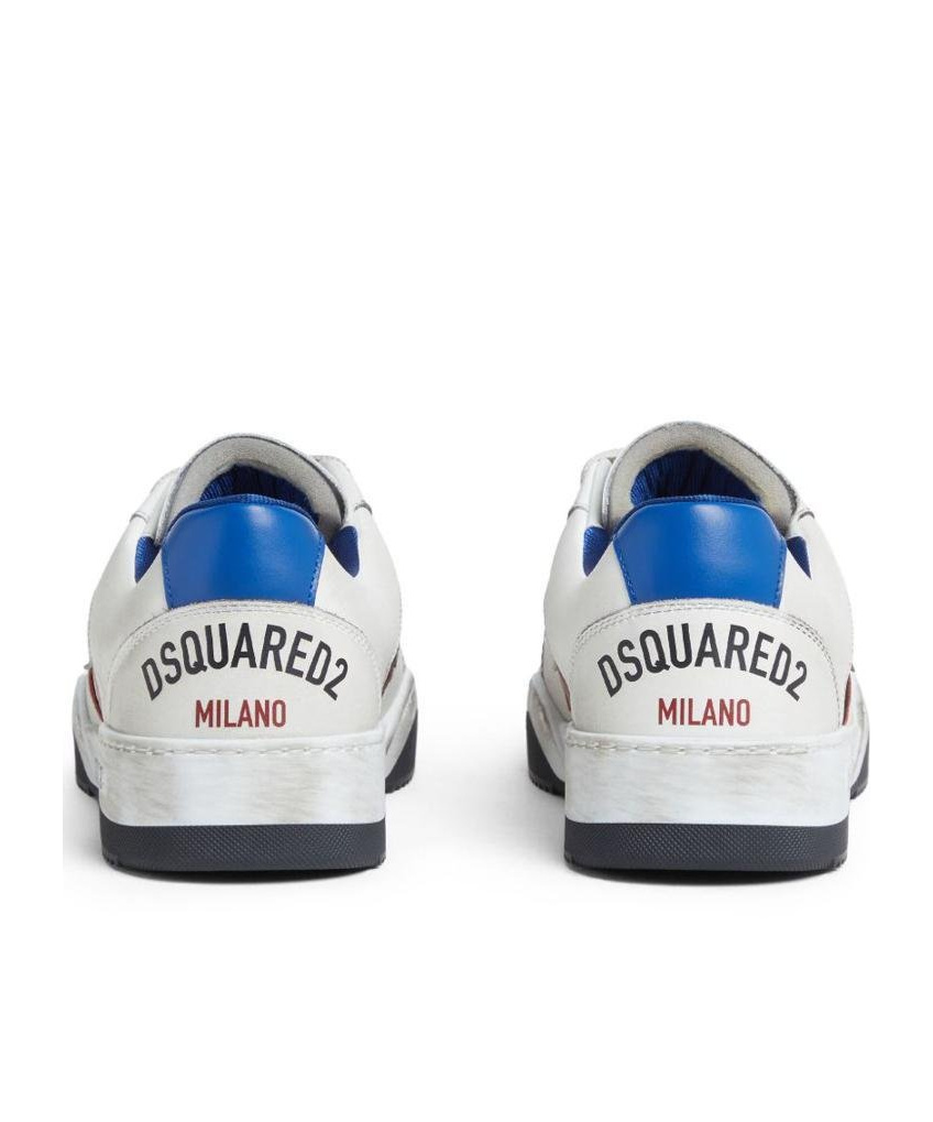 Shop Dsquared2 Panelled Sneakers In White