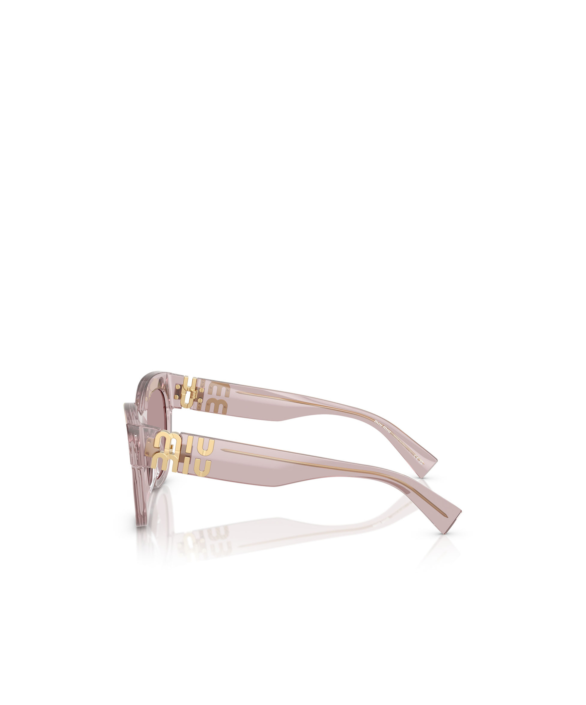 Miu Miu Full Frame Sunglasses In Nude