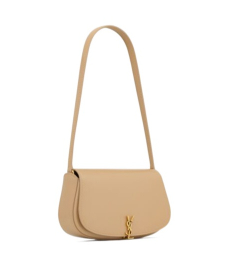 Saint Laurent Mini Voltaire Shoulder Bag In Nude
