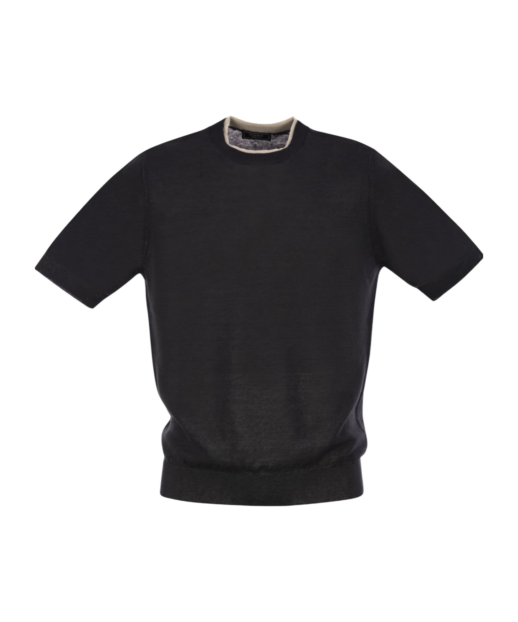 Peserico T-shirt In Linen And Cotton Yarn