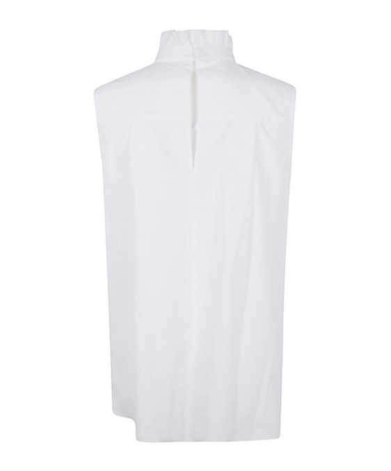 Sacai Cotton Poplin Pullover In White