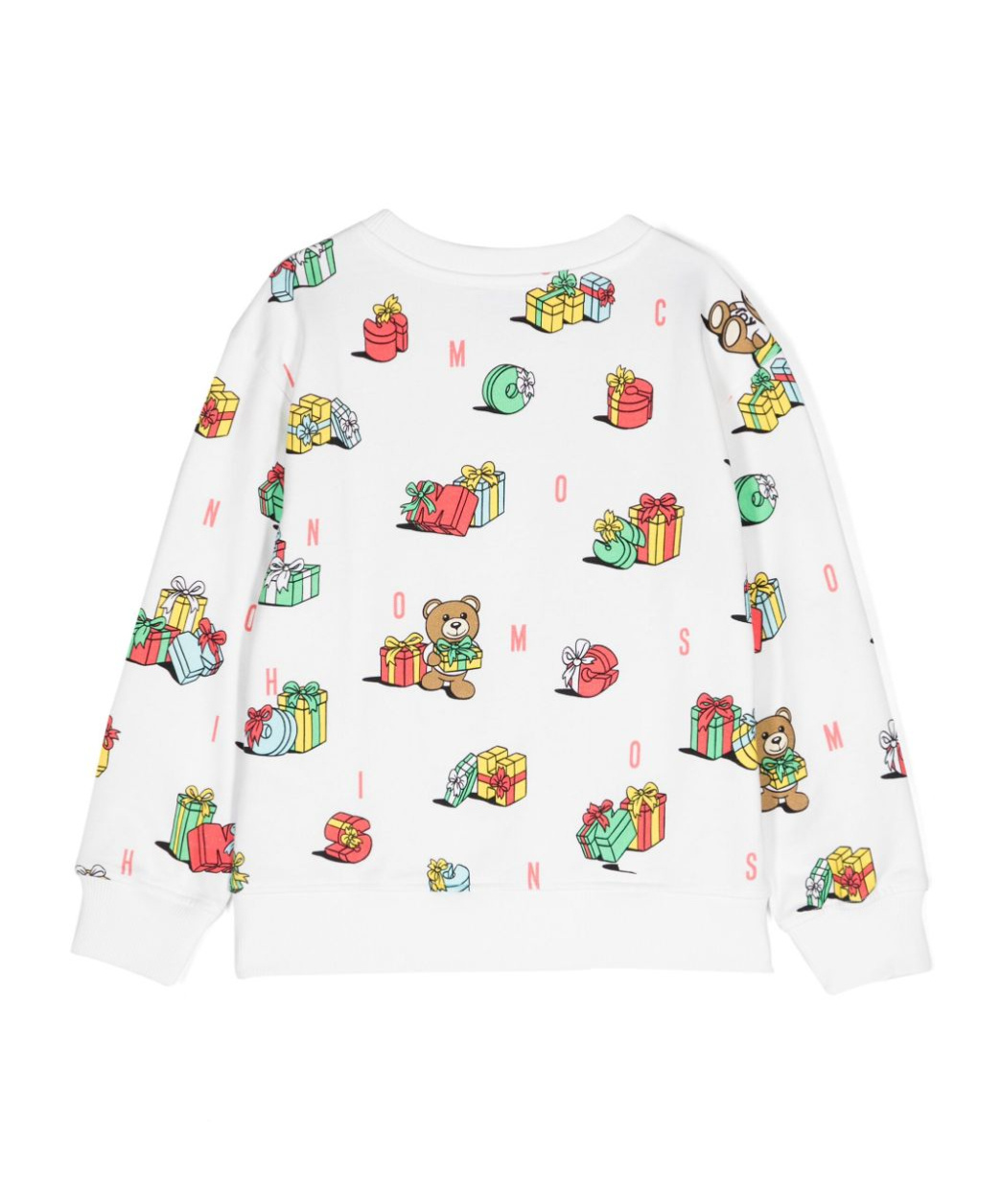 Moschino Teddy Bear-motif Sweatshirt In White