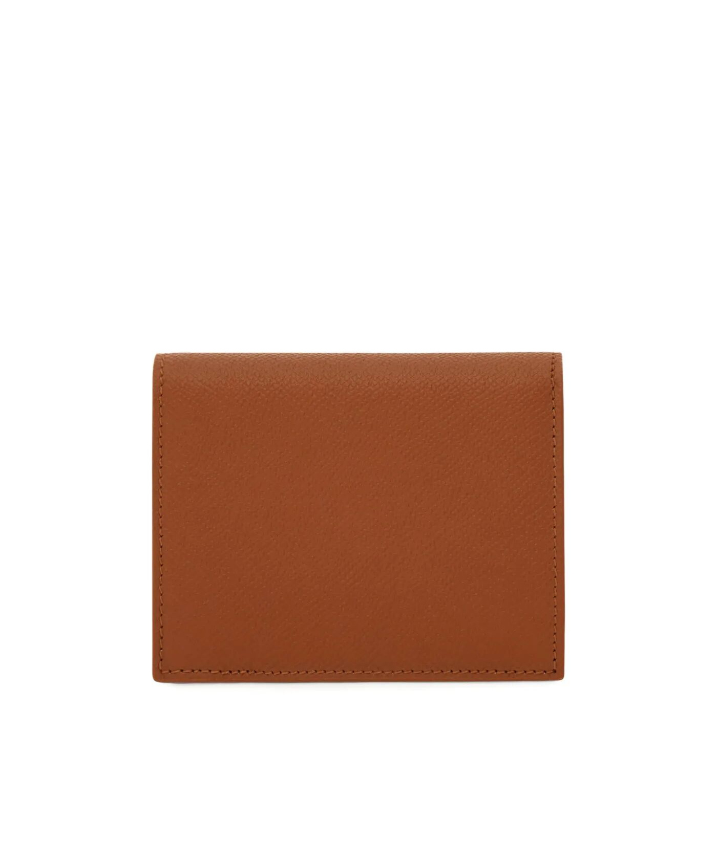 Ferragamo Compact Wallet Gold-tone Hardware In Brown