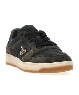 Prada Downtown Sneakers Multicolor In Black
