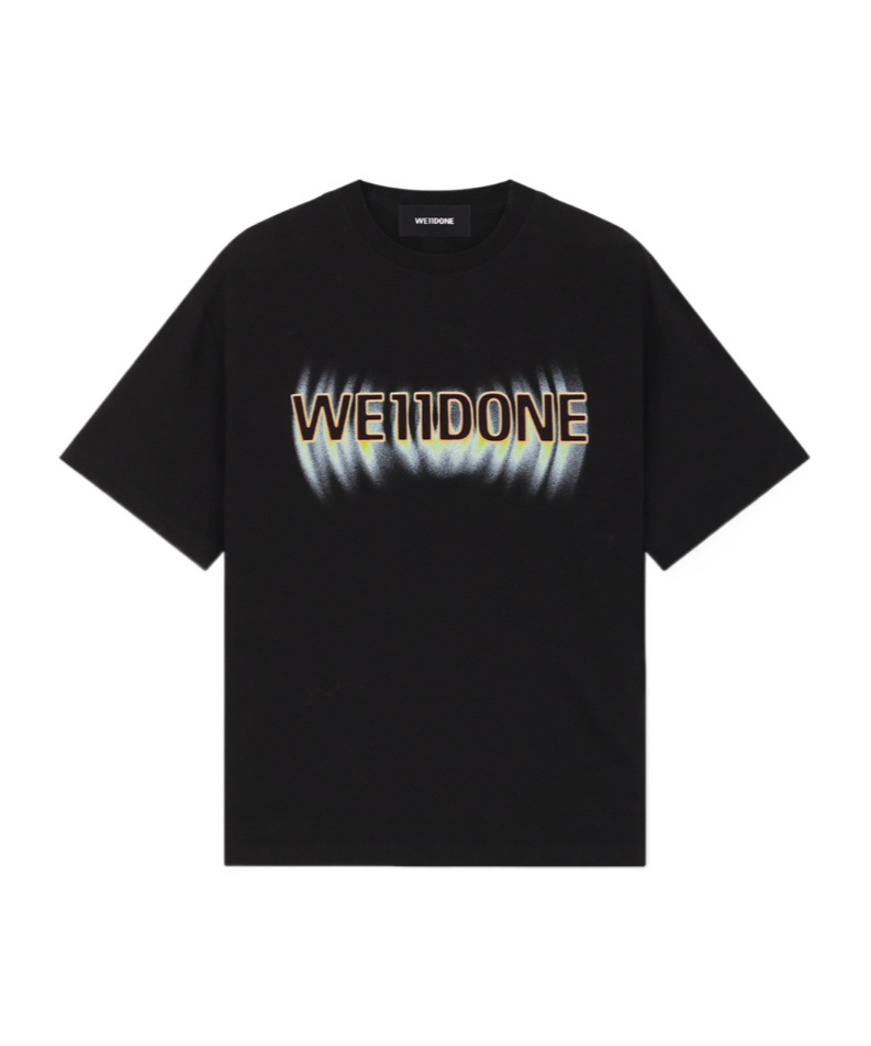 We11 Done Logo-print T-shirt In Black
