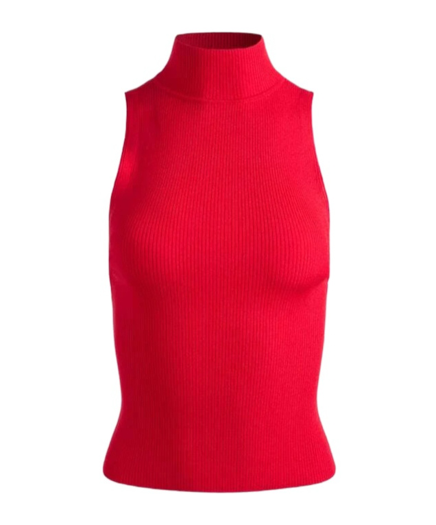 Alice And Olivia Darcey Tank Top In Red
