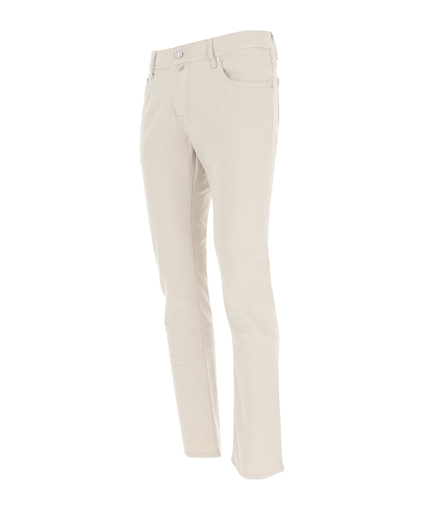Jacob Cohen Courduroy Straight-leg Trousers In White