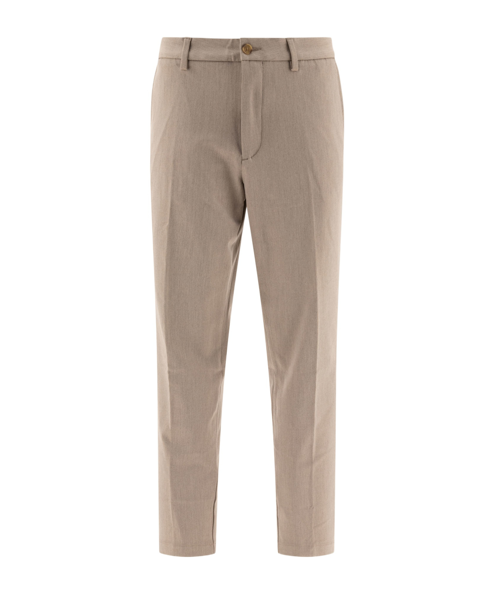 Hugo Boss Belt-loop Casual Pants In Nude
