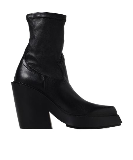 Vic Matie Block-heel 115mm Pointed-toe Boots In Black