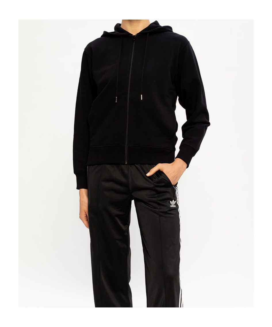 Kenzo Embroidered Tiger Zip-up Hoodie In Black