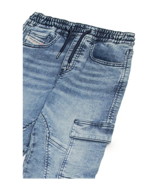 Diesel D-ursy Cargo Jeans In Blue