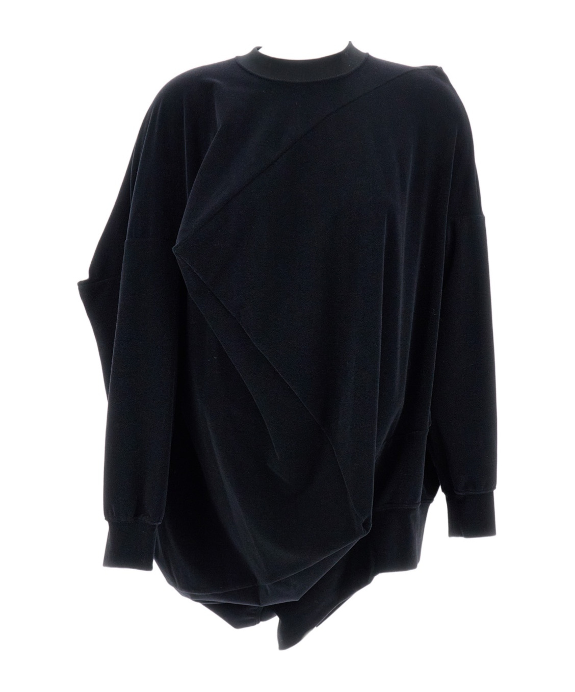 Junya Watanabe Asymmetrical Sweater In Black