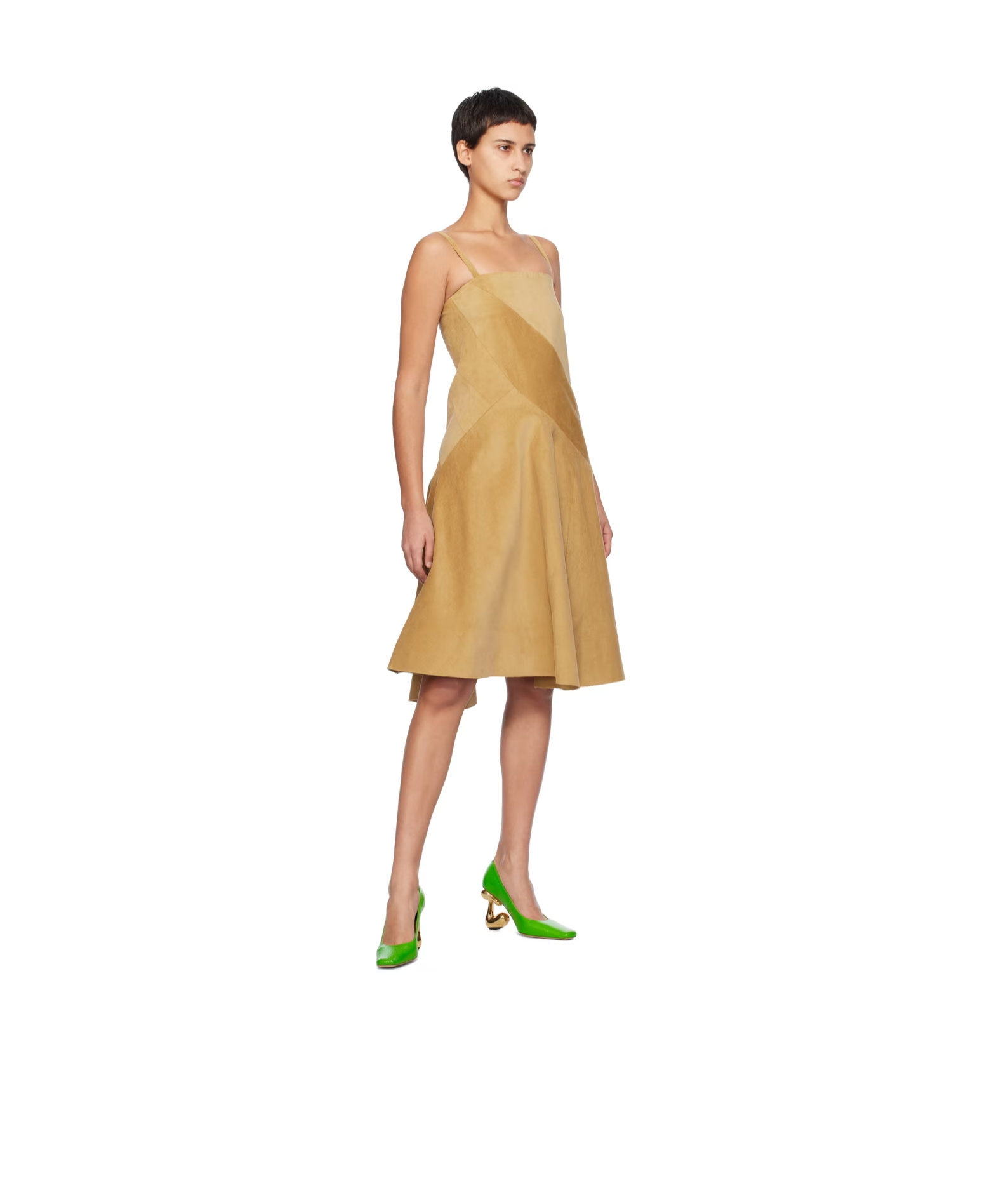 Jw Anderson Bubble Shallow-mouth High Heels In Green