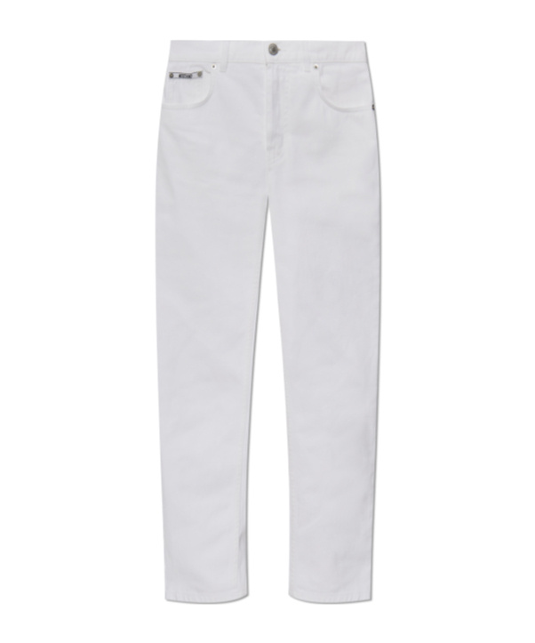 Moschino Multi-pocket Jeans In White