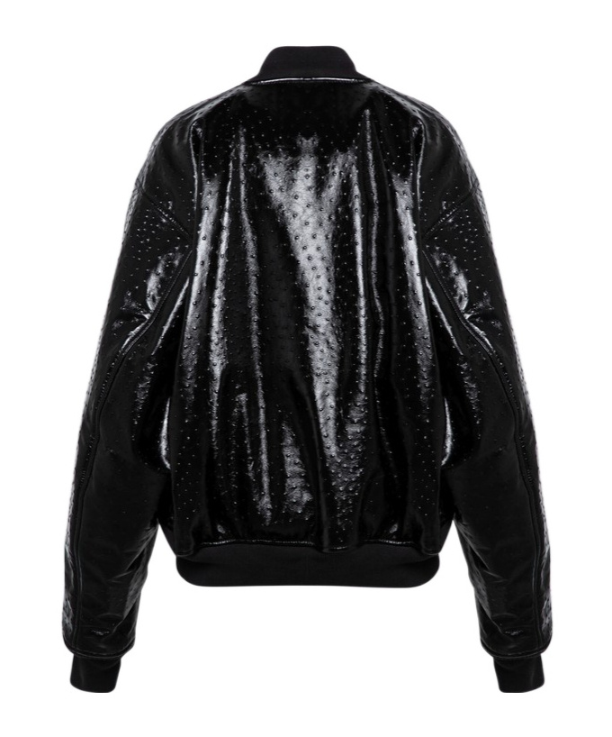 BALENCIAGA BALENCIAGA LEATHER BOMBER JACKET
