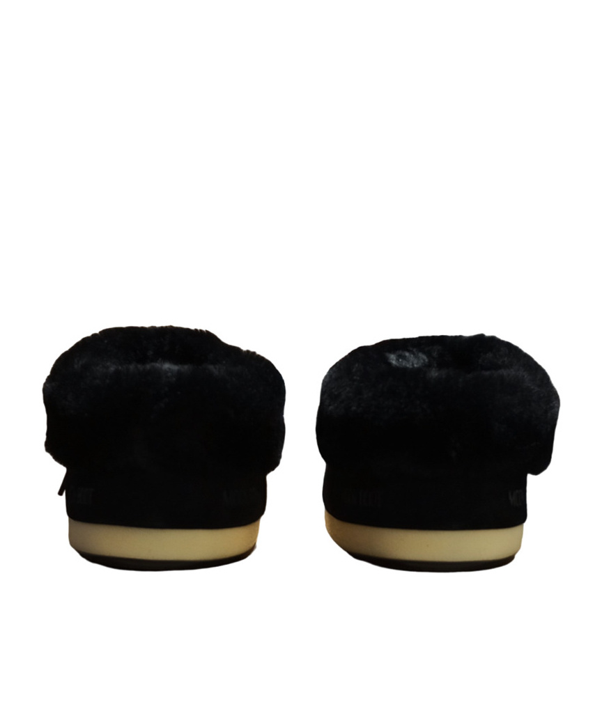 Moon Boot Beaded Booties In Black