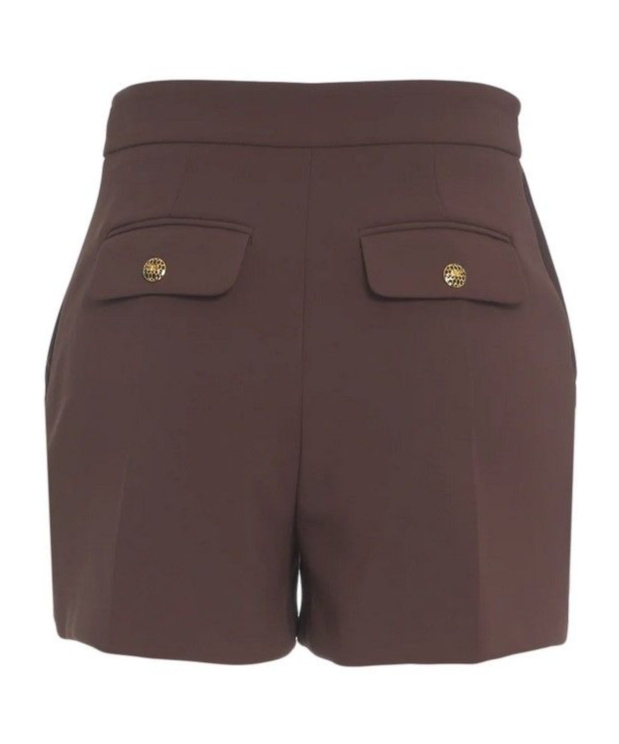 Elisabetta Franchi Stylish Shorts With Chain And Pockets In Multi