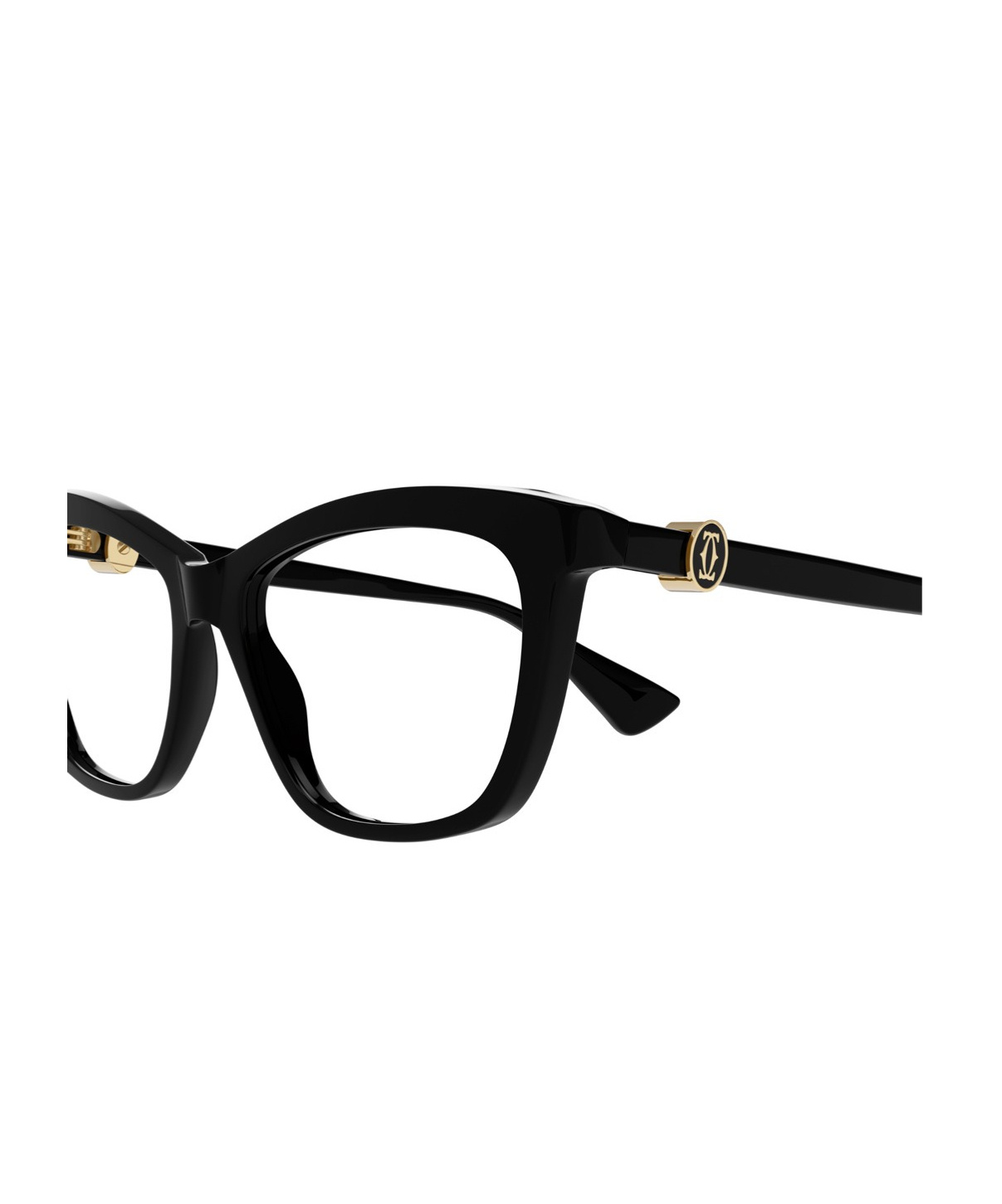 Cartier Geometric Flat Mirror In Black
