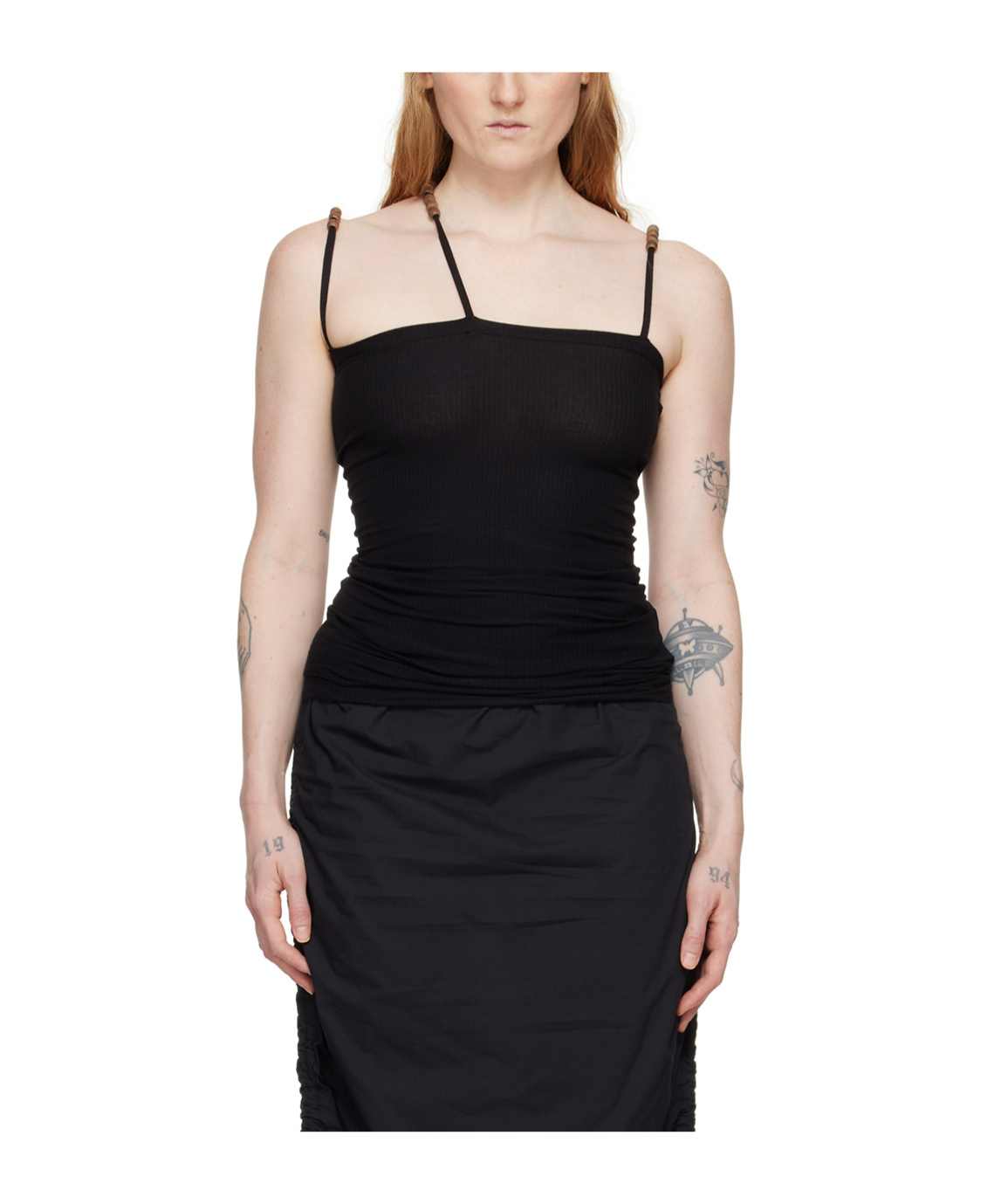 Baserange Thin Shoulder Strap Sling In Black