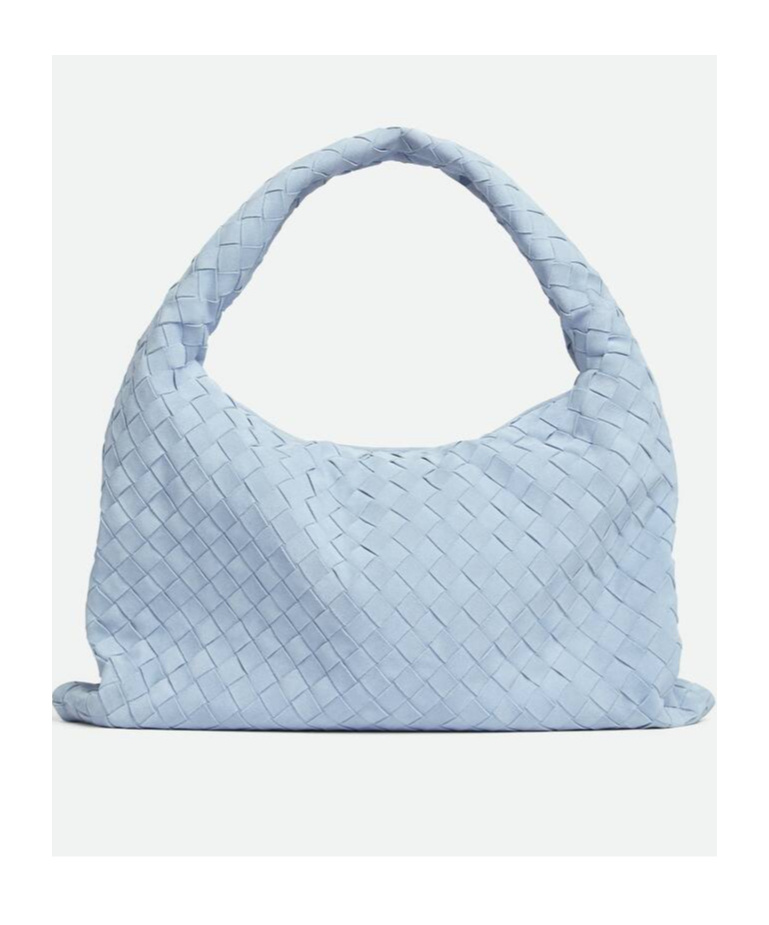 Bottega Veneta Hop Shoulder Bag In Blue