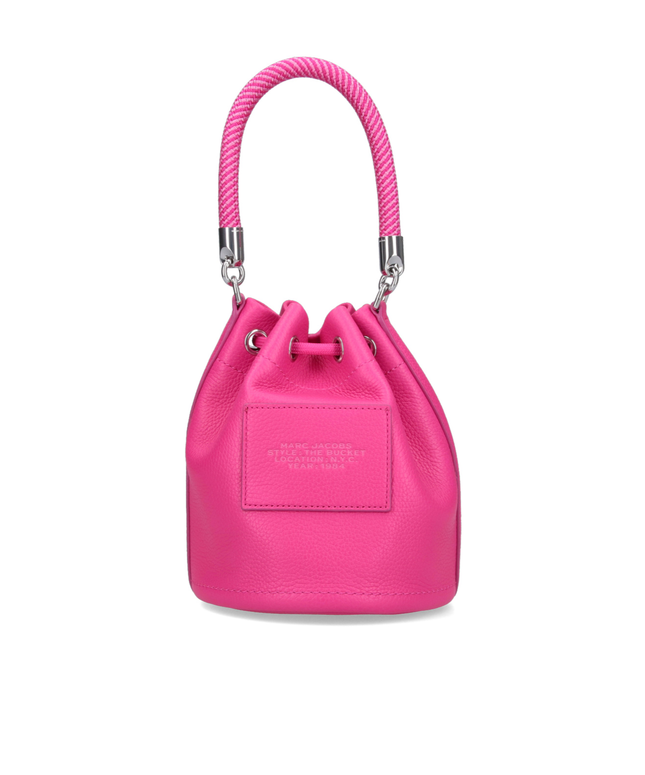 Marc Jacobs Pink 'the Leather Bucket' Bag In Pink