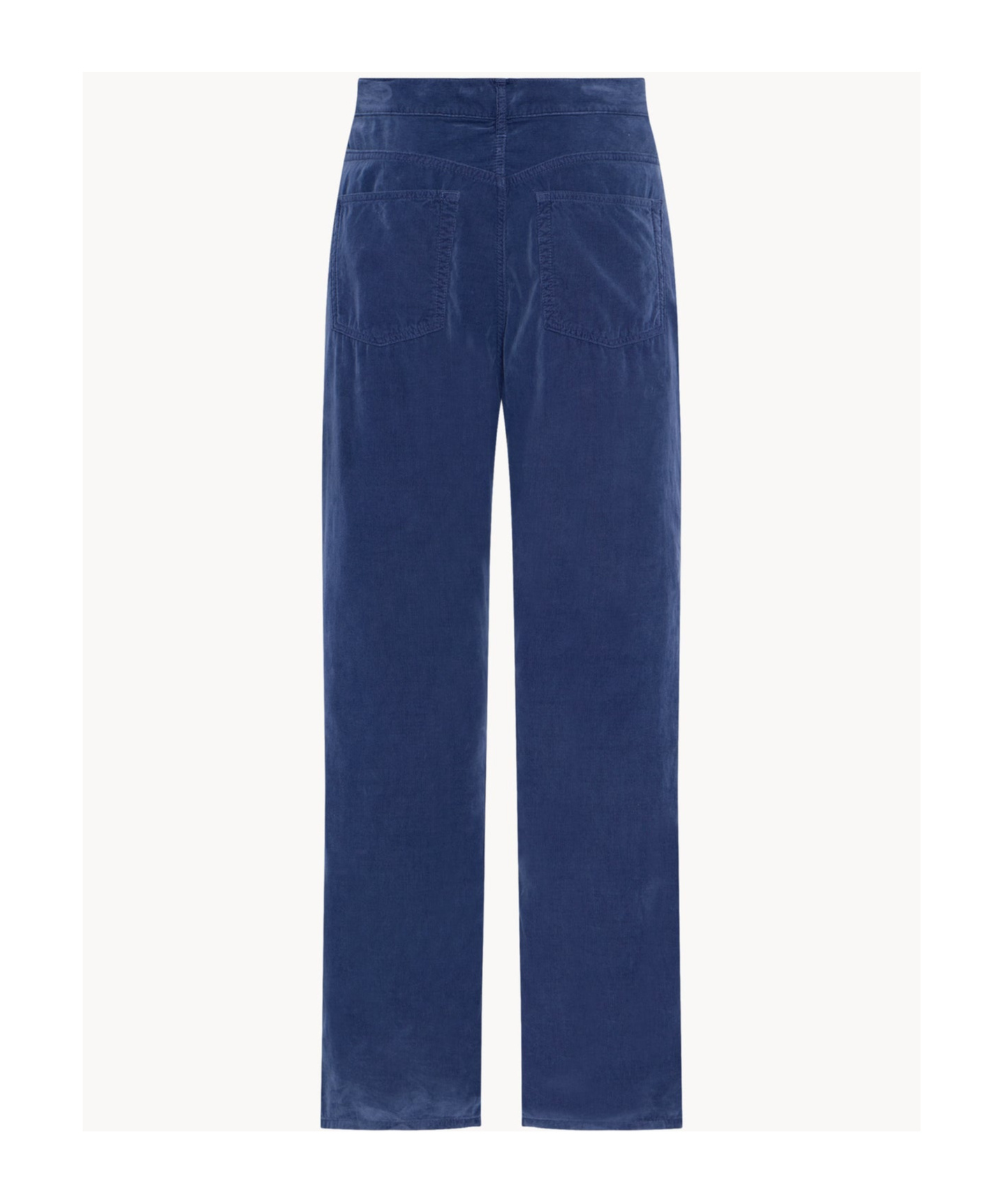 The Row Tarley Straight-leg Trousers In Washed Blue