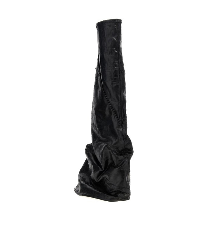 Rick Owens Drkshdw Drkshdw By Rick Owens Boot-shaped Sneakers With Shark-tooth Rubber Sole In Black