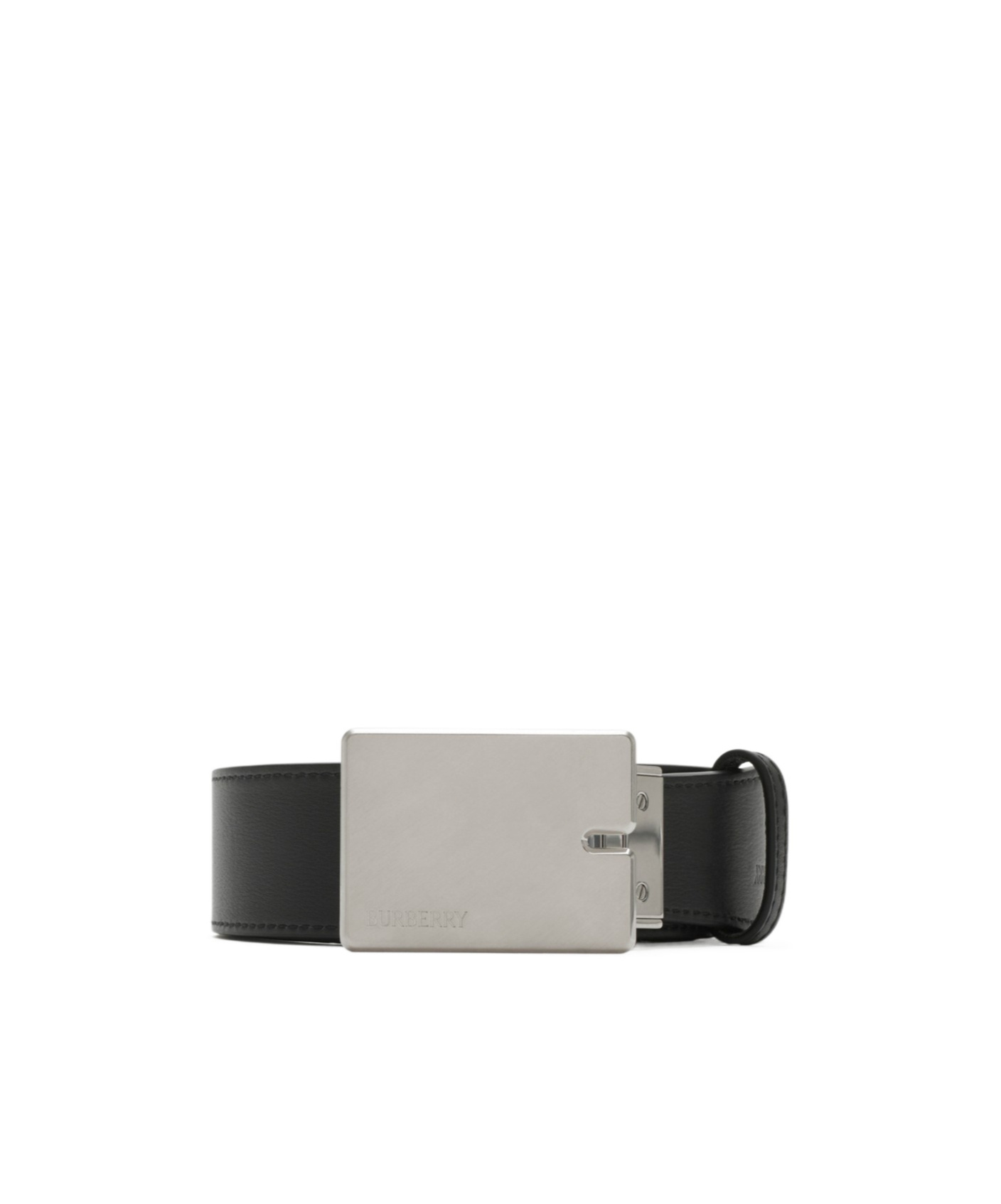 Burberry Double-sided B-shaped Belt In Gray