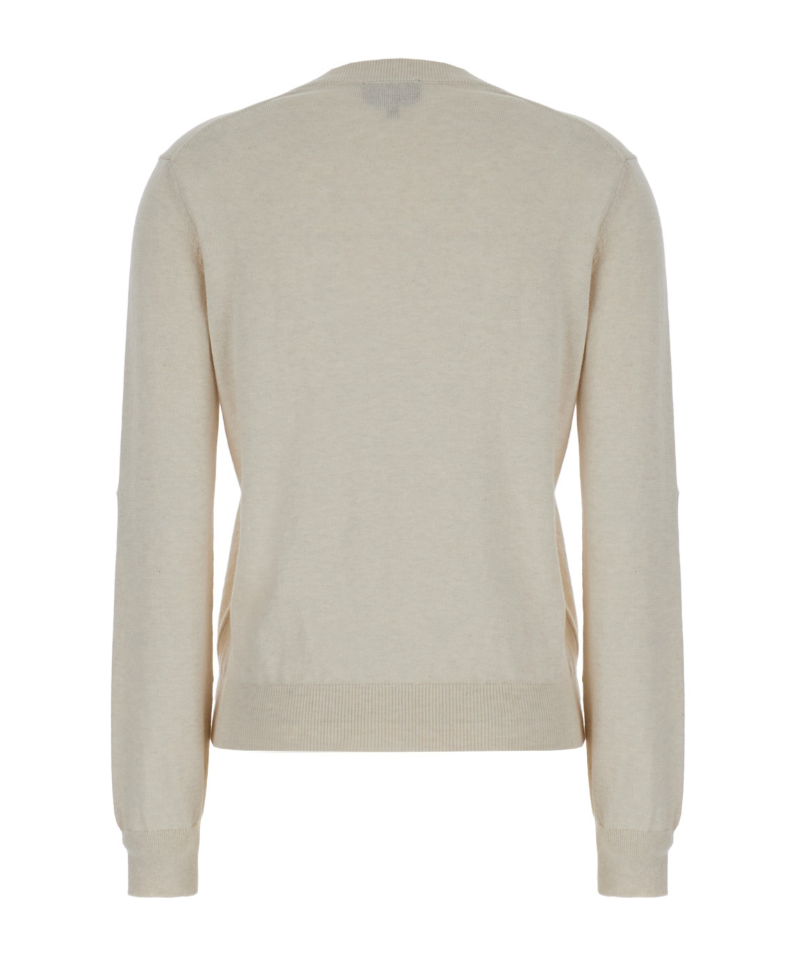 Apc Long-sleeved Round-neck Sweater In Nude