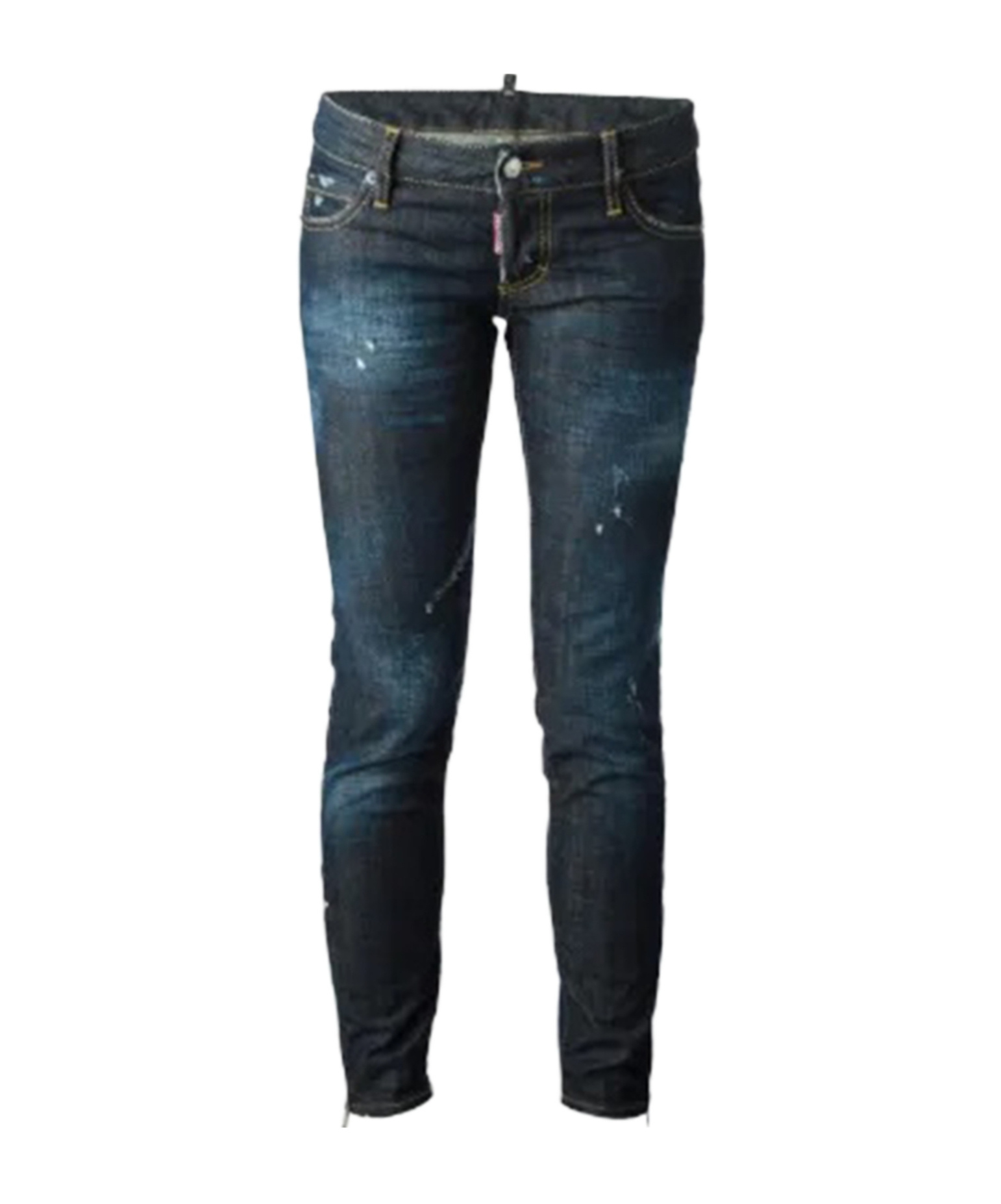 Dsquared2 Belt Loops Jeans In Blue