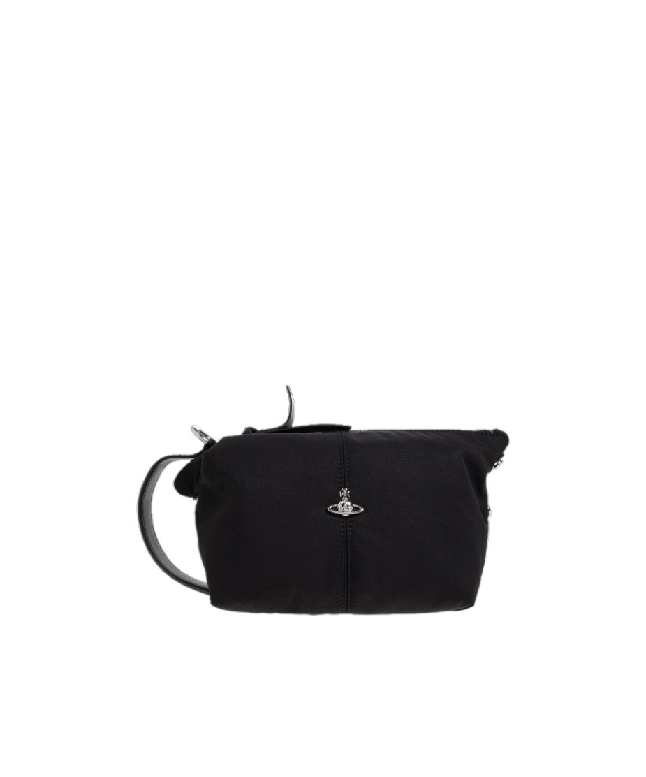 Vivienne Westwood Spherical Pattern Cosmetic Bag In Black