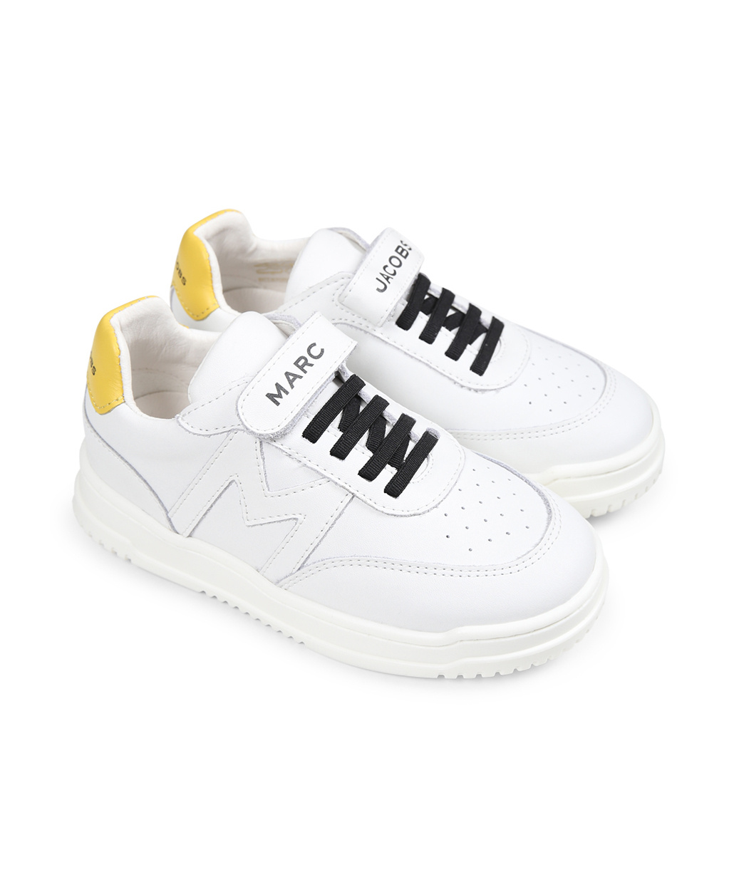 Marc Jacobs Round Head Low-cut Casual Sneakers In White
