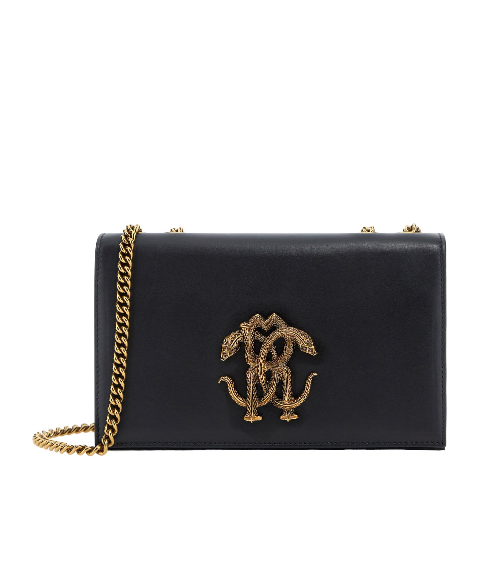 ROBERTO CAVALLI EMBELLISHED SHOULDER BAG 