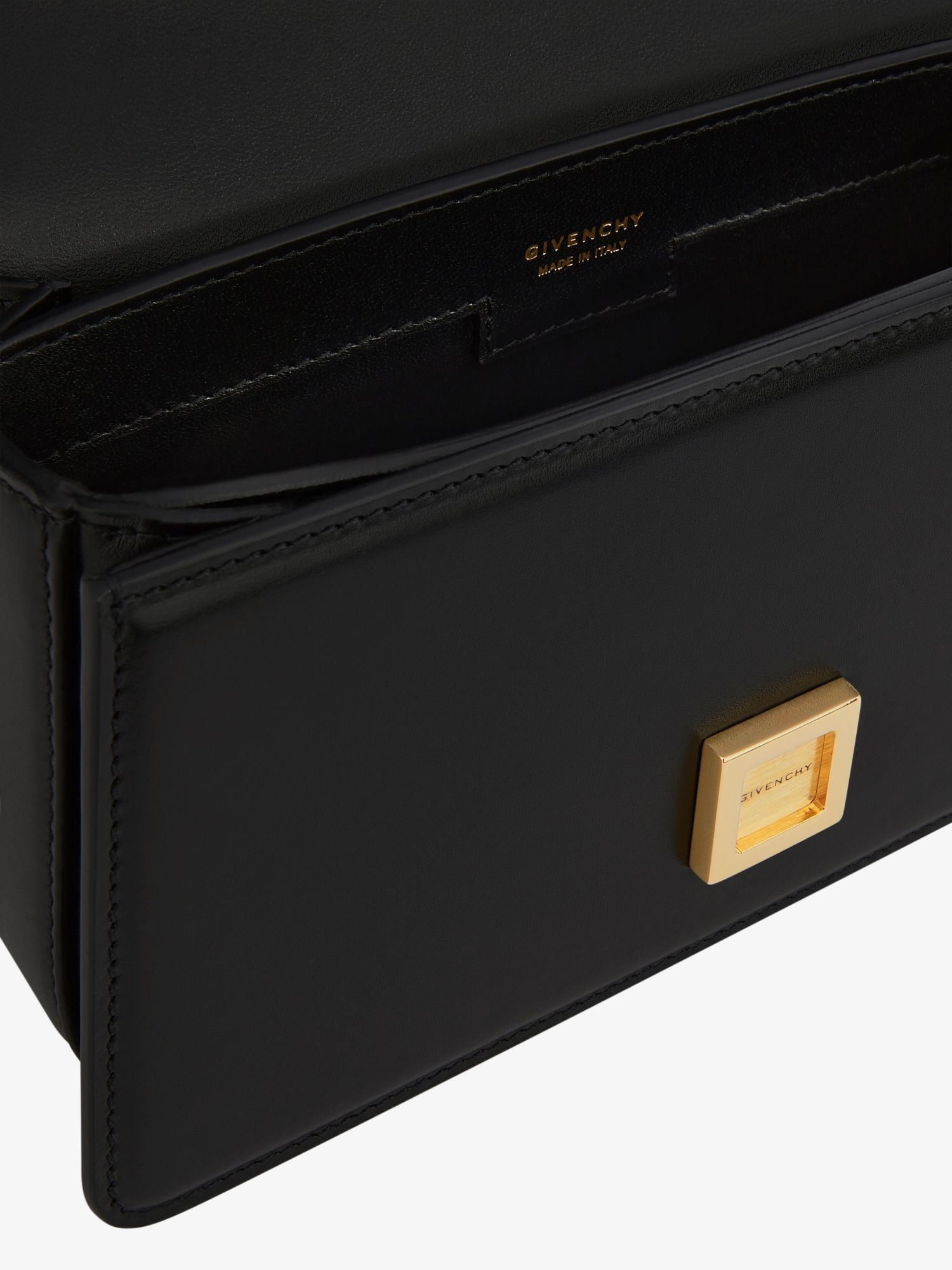 Givenchy Small 4g Leather Crossbody Bag In Black
