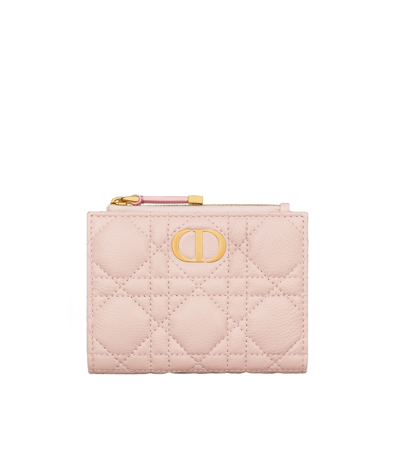 Dior Dahlia Jolie Folding Wallet In Nude